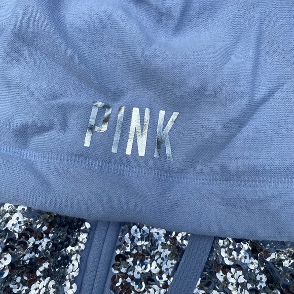 Victoria's Secret PINK Lavender Bling Perfect Zip Hoodie - Picture 12 of 16